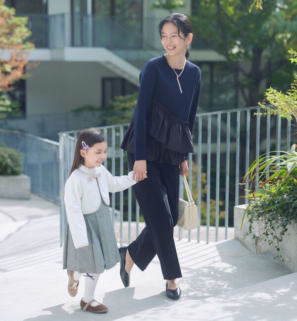 UNITED ARROWS green label relaxing「［size SHORT/TALLあり］Daily Chic セミフレア パンツ」|スラックス|