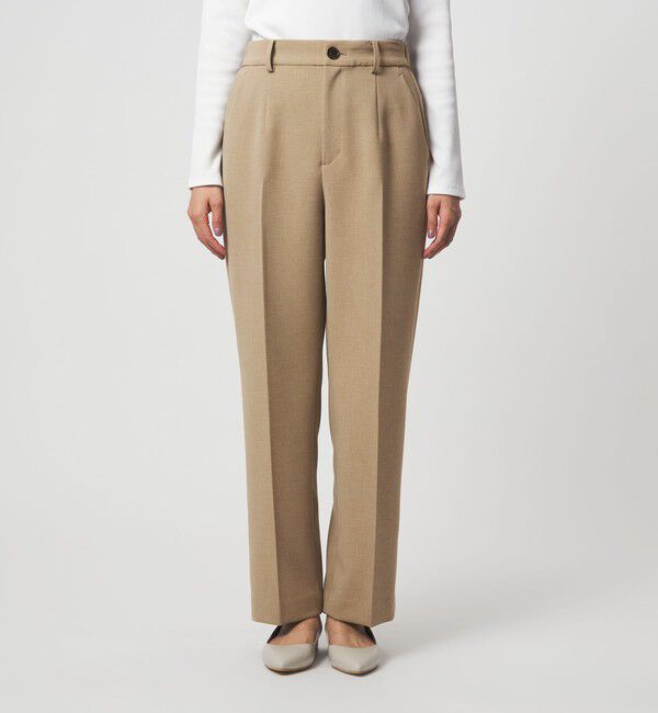 UNITED ARROWS green label relaxing「［size SHORT/TALLあり］Daily Chic セミフレア パンツ」|スラックス|