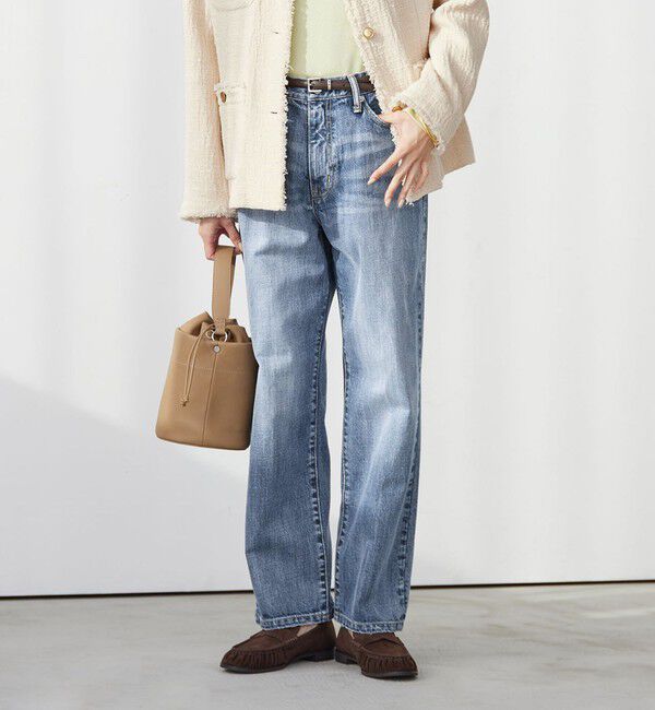 UNITED ARROWS green label relaxing「［size SHORT/TALLあり］ストレート デニム」|デニム|LT.BLUE