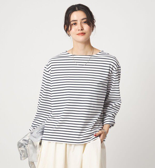 UNITED ARROWS green label relaxing「ボーダー ロングスリーブ カットソー」|Tシャツ・カットソー|