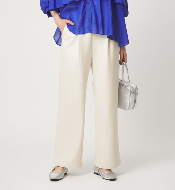 UNITED ARROWS green label relaxing「【WEB限定】［size SHORT/TALLあり］オルマイ ワイド パンツ」|その他|OFF WHITE