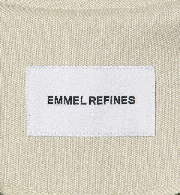 EMMEL REFINES「＜EMMEL REFINES＞EM Wボタン トロミ フレア トレンチコート」|トレンチコート|