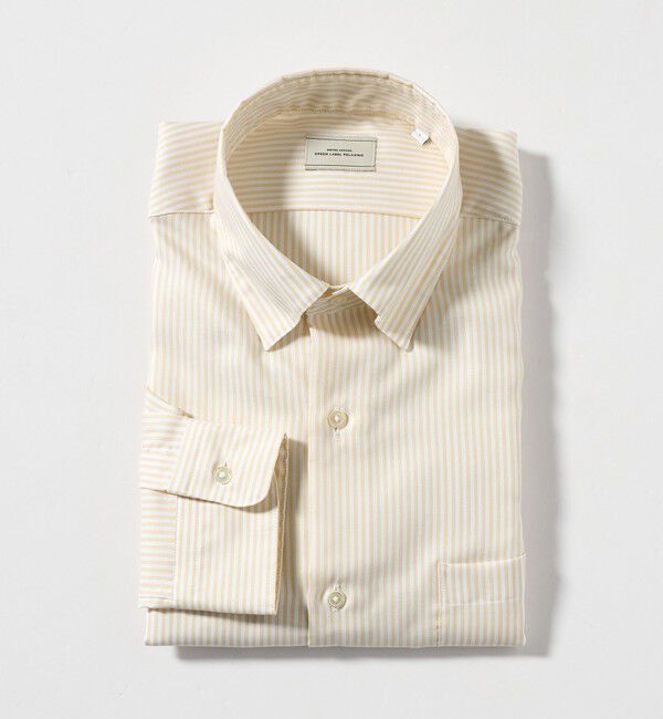 UNITED ARROWS green label relaxing「エブリット コットンオックス ストライプ スナップ ボタンダウン シャツ -イージーアイロン-」|シャツ・ブラウス|