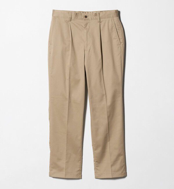 UNITED ARROWS green label relaxing「コットン ポリウレタン 1アウトプリーツ チノパンツ スラックス」|スラックス|