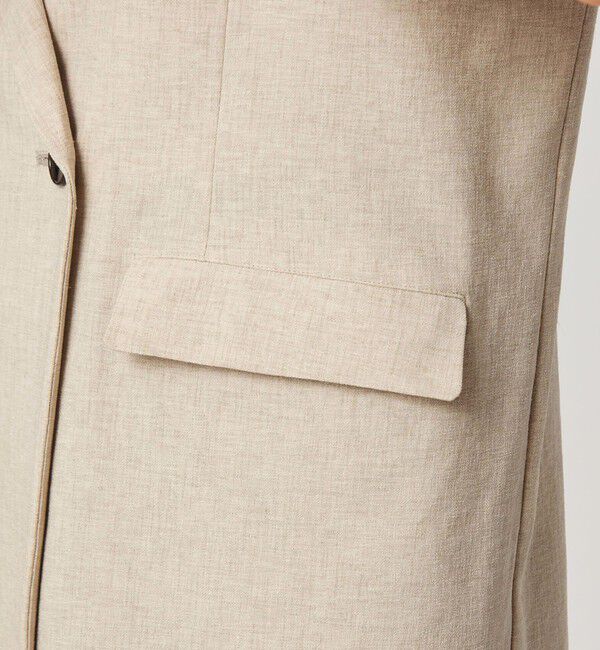 UNITED ARROWS green label relaxing「ラスティック ツイル ジレ マシンウォッシャブル ストレッチ UVカット 吸水速乾」|ベスト・ジレ|