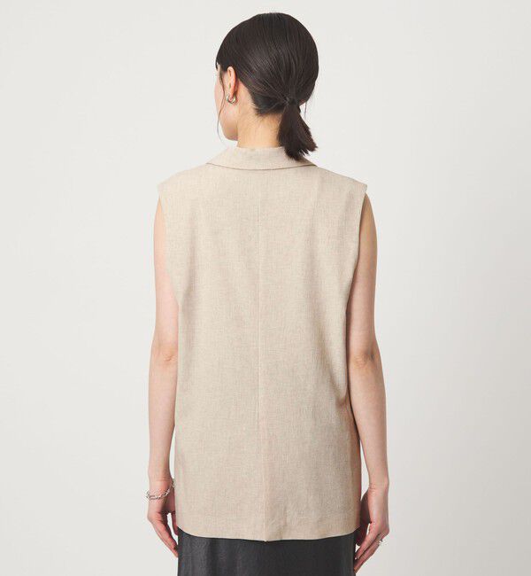 UNITED ARROWS green label relaxing「ラスティック ツイル ジレ マシンウォッシャブル ストレッチ UVカット 吸水速乾」|ベスト・ジレ|