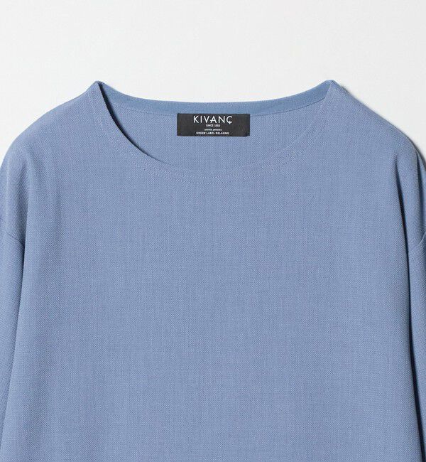 UNITED ARROWS green label relaxing「KIVANC ノーカラー 長袖 Tシャツ」|Tシャツ・カットソー|