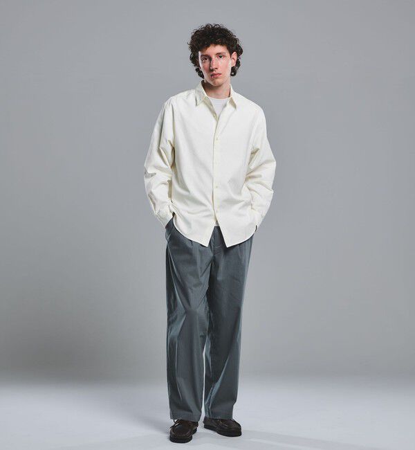 UNITED ARROWS green label relaxing「FINE BASIC スビン オックスフォード ジャストルーズ シャツ」|シャツ・ブラウス|