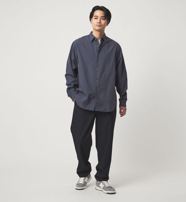 UNITED ARROWS green label relaxing「FINE BASIC スビン オックスフォード ジャストルーズ シャツ」|シャツ・ブラウス|