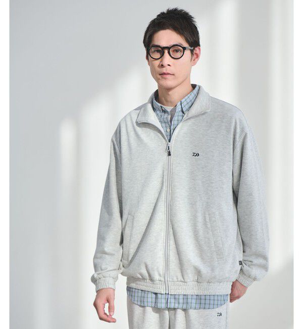 UNITED ARROWS green label relaxing「【別注】＜DAIWA＞GLR ジップ スウェット ジャケット」|カーディガン|