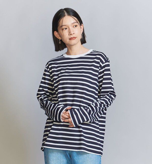 BEAUTY&YOUTH UNITED ARROWS「コットン天竺 ロングスリーブ カットソー」|Tシャツ・カットソー|