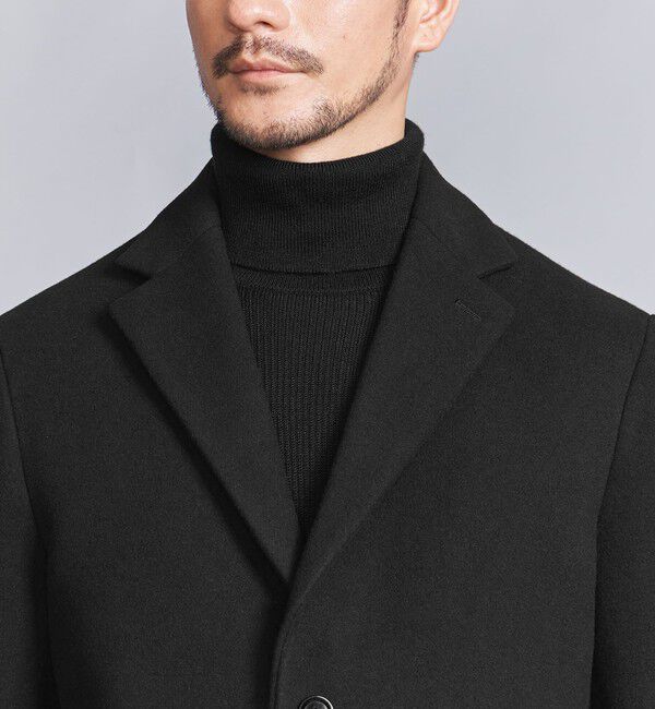 BEAUTY&YOUTH UNITED ARROWS「【WEB限定 WARDROBE SMART】PE メルトン チェスターコート」|チェスターコート|