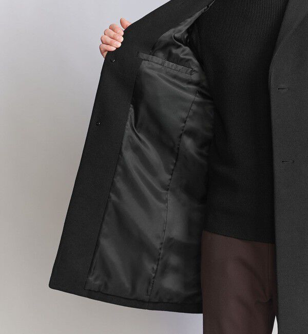 BEAUTY&YOUTH UNITED ARROWS「【WEB限定 WARDROBE SMART】PE メルトン チェスターコート」|チェスターコート|