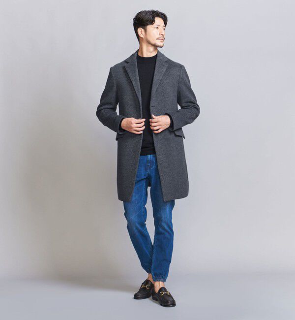 BEAUTY&YOUTH UNITED ARROWS「【WEB限定 WARDROBE SMART】PE メルトン チェスターコート」|チェスターコート|