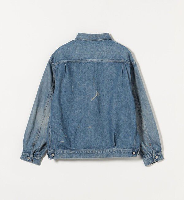 California General Store「＜CGS.＞ オーガニック コットン デニム ダメージ HMD Gジャケット」|ブルゾン・スタジャン|