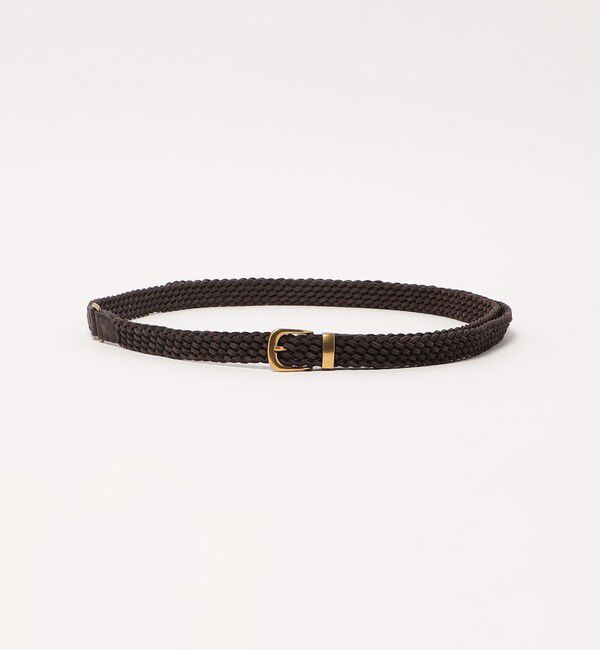 ATTISESSION「＜ATTISESSION＞レザー メッシュ ダブル ベルト」|ベルト|