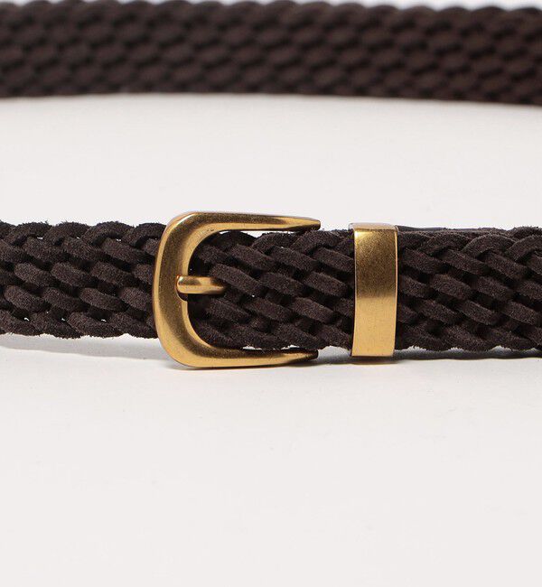 ATTISESSION「＜ATTISESSION＞レザー メッシュ ダブル ベルト」|ベルト|