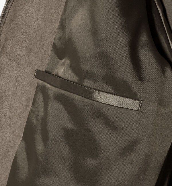 BEAUTY&YOUTH UNITED ARROWS「【WEB限定 WARDROBE SMART】スエードライク ジップ ブルゾン」|ブルゾン・スタジャン|