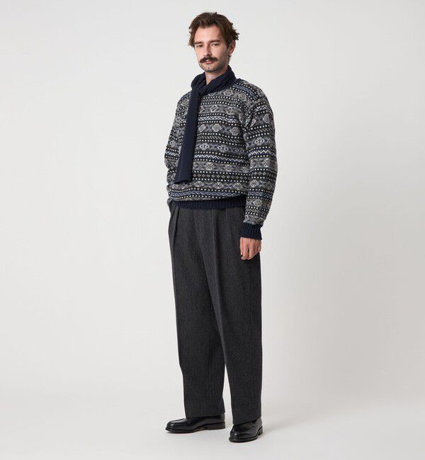 Steven Alan＞ クッキークロス インツープリーツ ドレス トラウザーズ