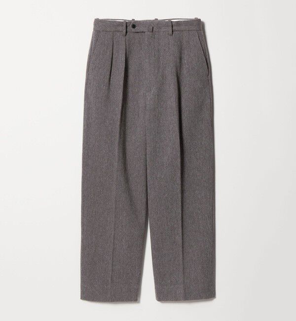 Steven Alan＞ クッキークロス インツープリーツ ドレス トラウザーズ