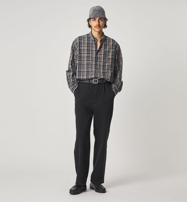 STEVEN ALAN「＜Steven Alan＞ マドラスチェック シングルニードル シャツ LOOSE」|シャツ・ブラウス|