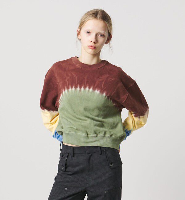 ATTISESSION「＜ATTISESSION＞タイダイ スウェット トップス」|スウェット・ジャージ|OLIVE