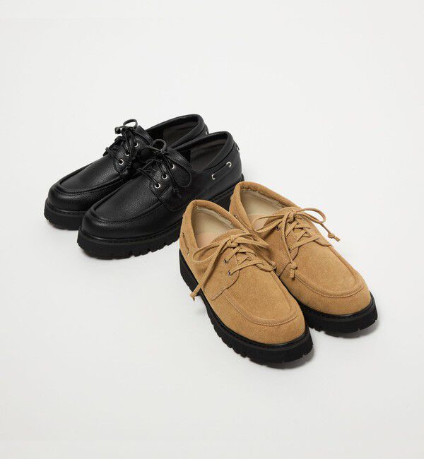 BEAUTY&YOUTH UNITED ARROWS「3WAY デッキシューズ ブラック」|デッキシューズ|