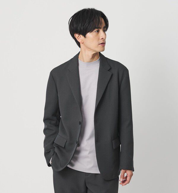 BEAUTY&YOUTH UNITED ARROWS「東レ/TORAY ワルツ コンフォート ジャケット セットアップ対応 ヨコストレッチ ウォッシャブル」|テーラードジャケット|DK.GRAY