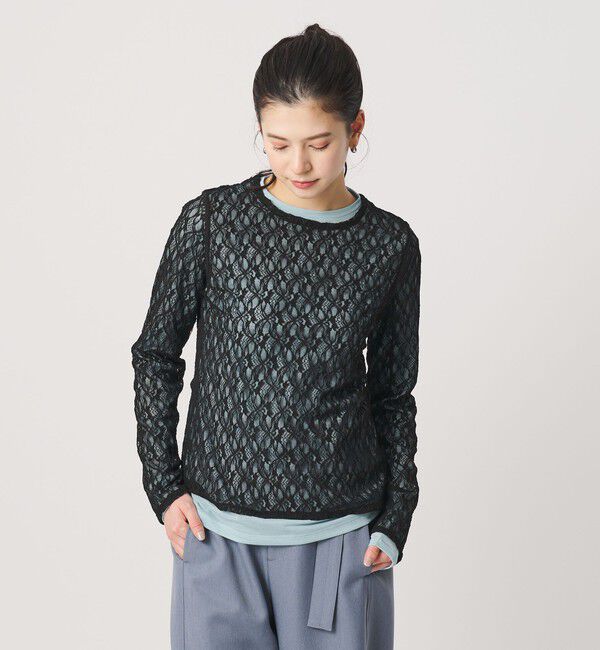 BEAUTY&YOUTH UNITED ARROWS「フラワーレース プルオーバー」|Tシャツ・カットソー|