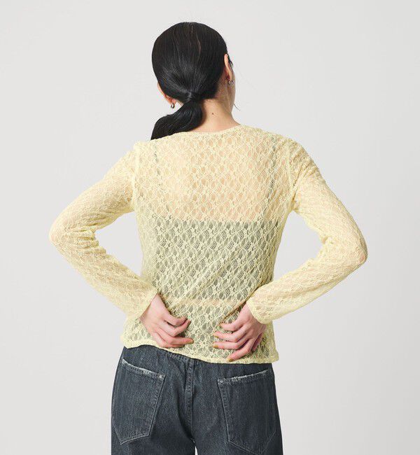 BEAUTY&YOUTH UNITED ARROWS「フラワーレース プルオーバー」|Tシャツ・カットソー|