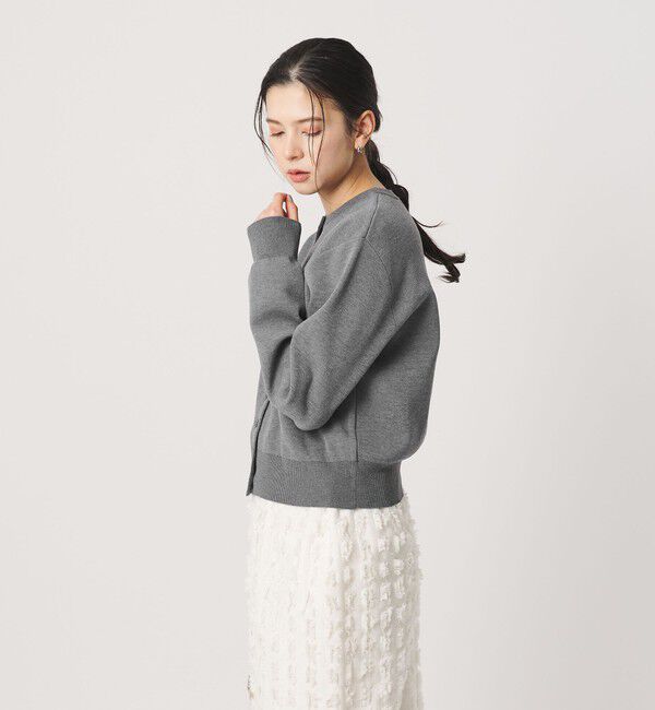 BEAUTY&YOUTH UNITED ARROWS「コットンブレンド コンパクトクルーネック カーディガン ウォッシャブル」|カーディガン|