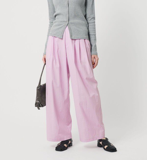 BEAUTY&YOUTH UNITED ARROWS「ナイロンコットン ワイドタックパンツ ウォッシャブル」|その他|