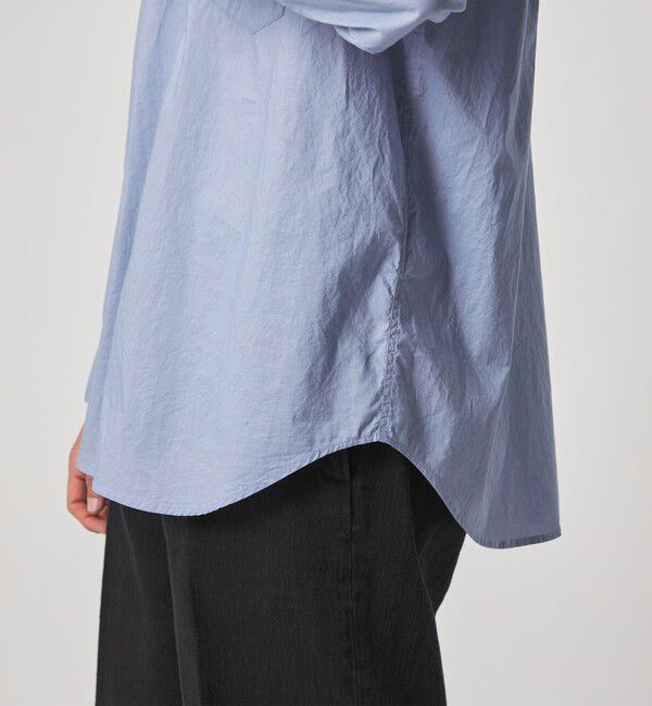 STEVEN ALAN「＜Steven Alan＞ リバティ ソリッド シングルニードル シャツ LOOSE」|シャツ・ブラウス|