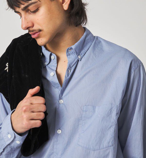 STEVEN ALAN「＜Steven Alan＞ リバティ ソリッド シングルニードル シャツ LOOSE」|シャツ・ブラウス|