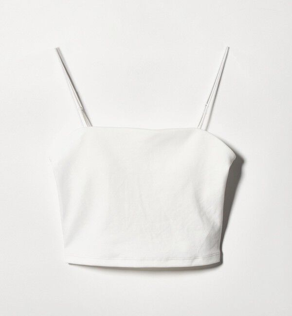 BEAUTY&YOUTH UNITED ARROWS「コットン ベア天竺 バンドゥ」|キャミソール|WHITE