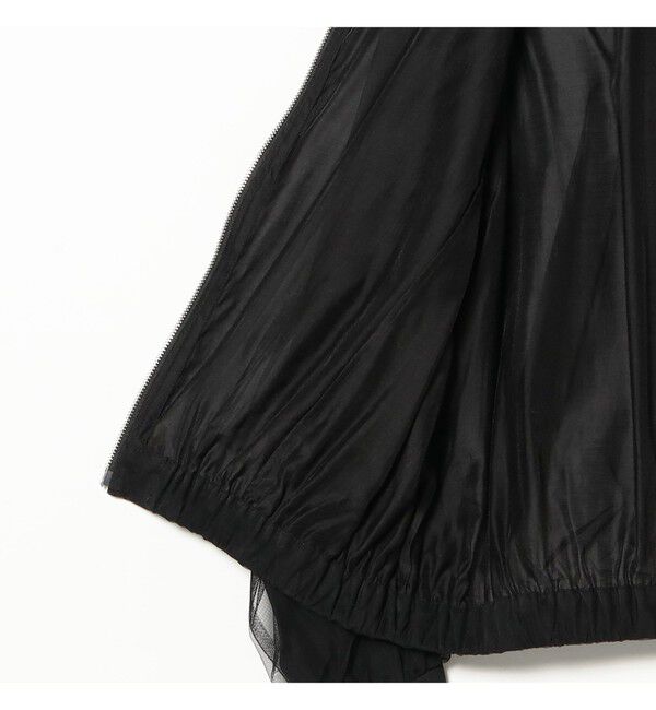 Ray BEAMS 「チュール ギャザー シアー ブルゾン」|ブルゾン・スタジャン|