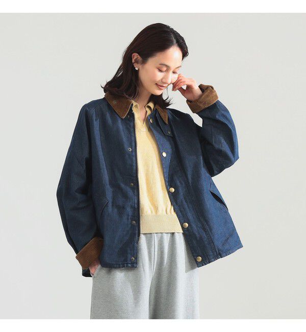Demi-Luxe BEAMS 「Barbour / TRANSPORT デニム ジャケット」|ブルゾン・スタジャン|