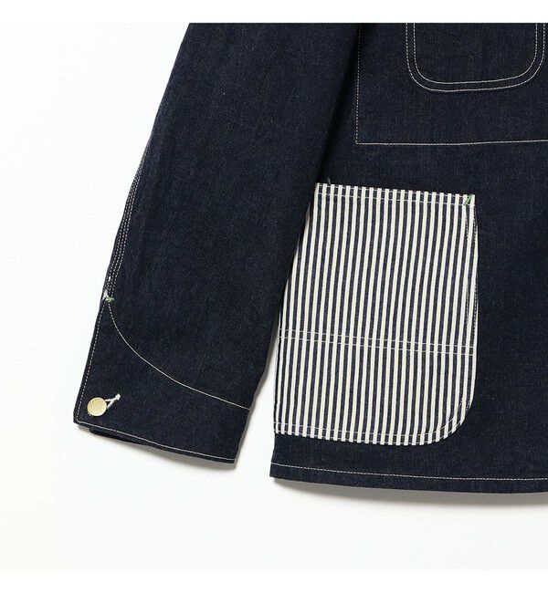 BEAMS「【別注】SUGAR CANE / クレイジー ワークコート」|ブルゾン・スタジャン|