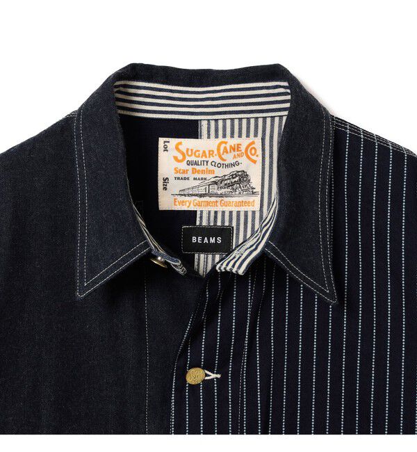 BEAMS「【別注】SUGAR CANE / クレイジー ワークコート」|ブルゾン・スタジャン|