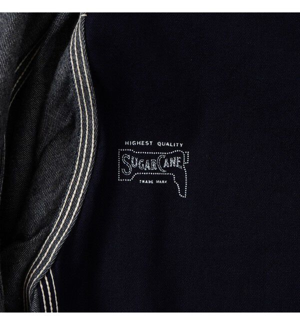 BEAMS「【別注】SUGAR CANE / クレイジー ワークコート」|ブルゾン・スタジャン|