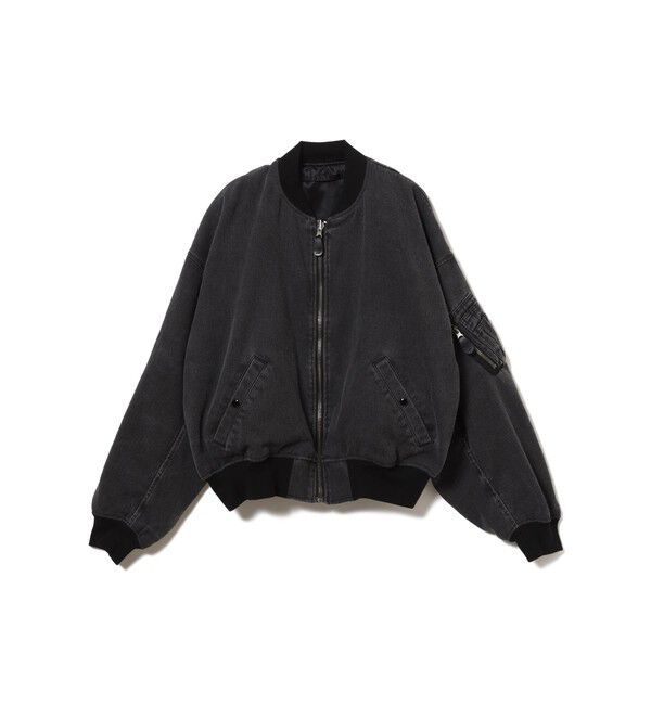 BEAMS「リバーシブル フェード ボンバー ジャケット」|ブルゾン・スタジャン|
