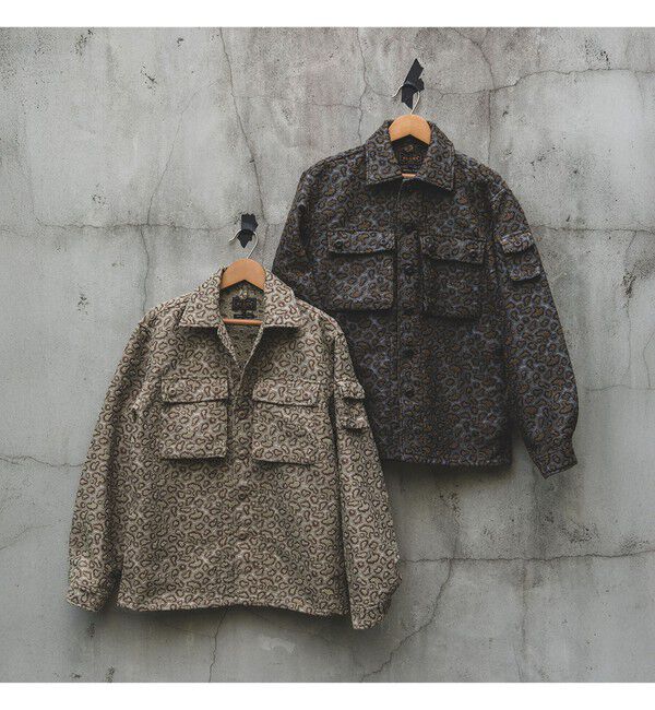 BEAMS PLUS「MIL SHT-JAC Camo Jacquard」|ブルゾン・スタジャン|