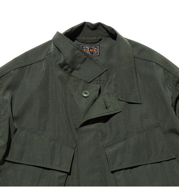 BEAMS PLUS「MIL Fatigue Jacket TW Rip stop」|ブルゾン・スタジャン|