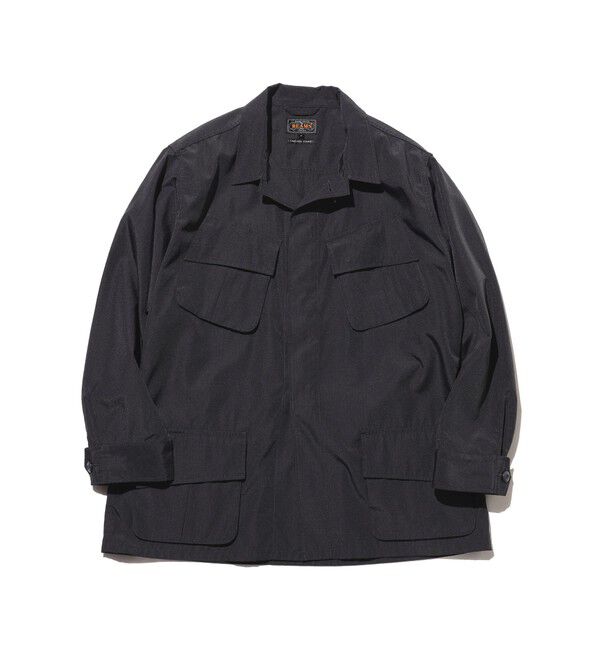 BEAMS PLUS「MIL Fatigue Jacket TW Rip stop」|ブルゾン・スタジャン|NAVY