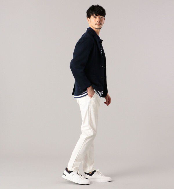 SHIPS「SHIPS:〈抗菌加工〉japan quality カラー テーパード スリム チノパンツ」|チノ|