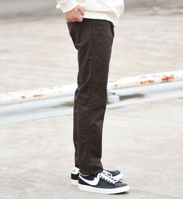 SHIPS「SHIPS:〈抗菌加工〉japan quality カラー テーパード スリム チノパンツ」|チノ|