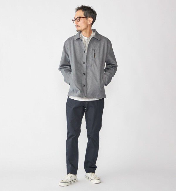 SHIPS「SHIPS:〈抗菌加工〉japan quality カラー テーパード スリム チノパンツ」|チノ|