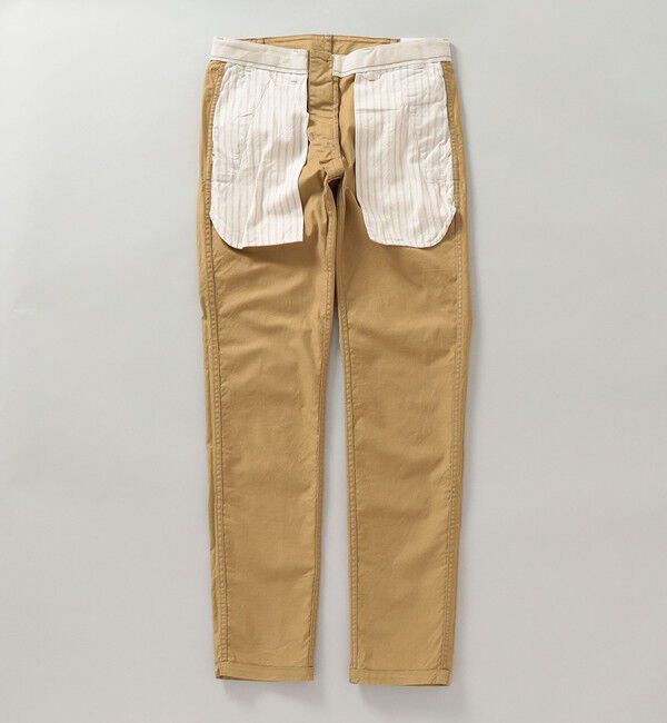 SHIPS「SHIPS:〈抗菌加工〉japan quality カラー テーパード スリム チノパンツ」|チノ|