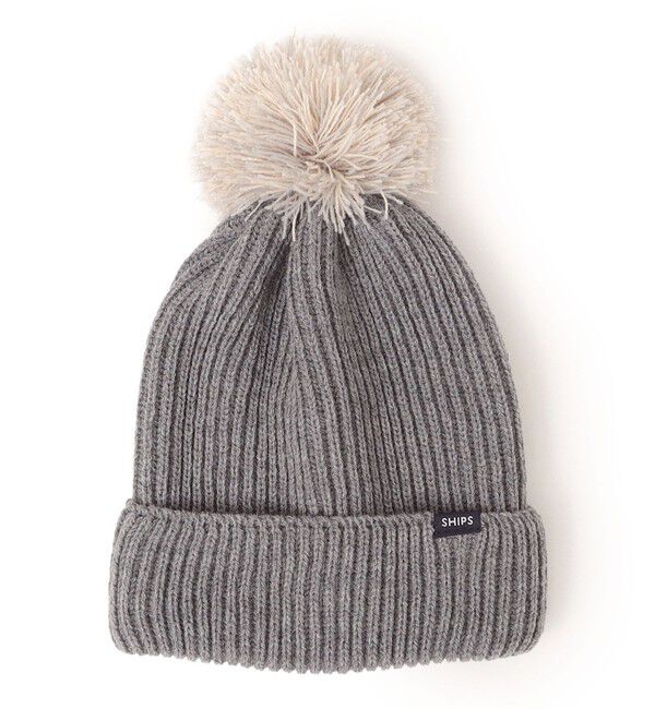 SHIPS KIDS「SHIPS KIDS:ポンポン ニット ワッチ」|ニット帽|