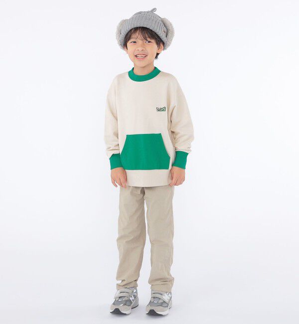 SHIPS KIDS「SHIPS KIDS:フェイクファー フラップ ワッチ」|ニット帽|